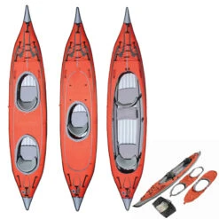 KAYAK GONFLABLE ADVANCED ELEMENTS FRAME CONVERTIBLE ROUGE -Spirit Kayak kayak gonflable advanced elements frame convertible rouge 2