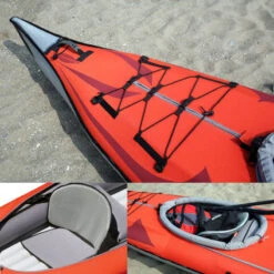 KAYAK GONFLABLE ADVANCED ELEMENTS FRAME CONVERTIBLE ROUGE -Spirit Kayak kayak gonflable advanced elements frame convertible rouge 4