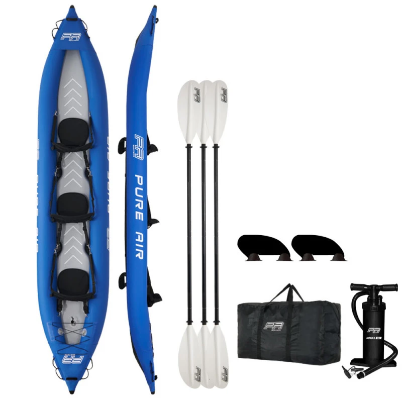 KAYAK GONFLABLE AQUA MARINA PURE AIR PLANCHER HP 3 PLACES 3 KAYAK GONFLABLE AQUA MARINA PURE AIR PLANCHER HP 3 PLACES