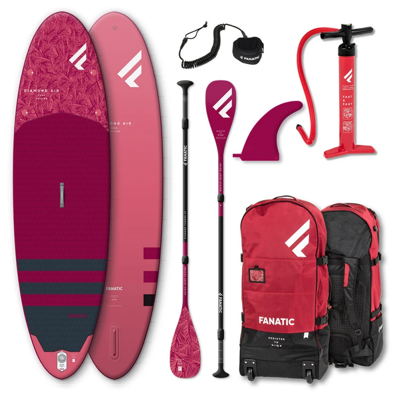 PADDLE FANATIC DIAMOND AIR 9.8 2022 GONFLABLE COMPLET + PAGAIE CARBON DIAMOND C35 4 PADDLE FANATIC DIAMOND AIR 9.8 2022 GONFLABLE COMPLET + PAGAIE CARBON DIAMOND C35 – Image 2
