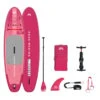 PADDLE GONFLABLE AQUA MARINA CORAL 10.2 RASPBERRY 2023 -Spirit Kayak paddle gonflable aqua marina coral 102 raspberry 2023