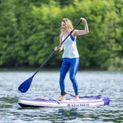 PADDLE GONFLABLE AQUA MARINA CORAL 11.6 TOURING NIGHT FADE 2023 -Spirit Kayak paddle gonflable aqua marina coral 116 touring night fade 2023 3