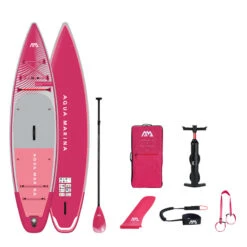 PADDLE GONFLABLE AQUA MARINA CORAL 11.6 TOURING RASPBERRY 2023
