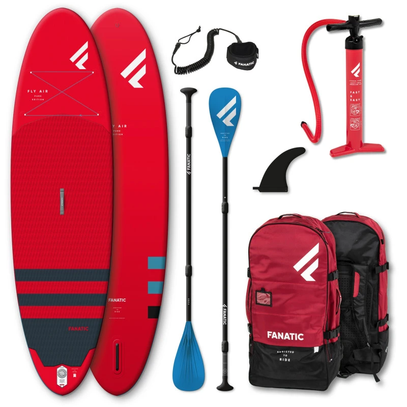 PADDLE GONFLABLE FANATIC FLY AIR 9.8 PURE ROUGE 3 PADDLE GONFLABLE FANATIC FLY AIR 9.8 PURE ROUGE