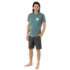 T-SHIRT RIP CURL WETTIE ESSENTIAL BLEU GRIS -Spirit Kayak t shirt rip curl wettie essential bleu gris 3